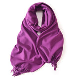 Winter Scarf Shawl Soft Warm Fringe Design