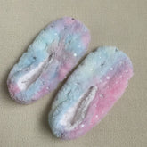 Warm Tie-Dye Star Indoor Soft Bottom Sock Slippers_Cwms1184