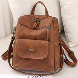 Women Backpack Fashion Leather Travel Shoulder Bags_Cwab0730