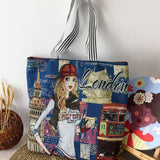 LARGE CAPACITY MINIMALIST CANVAS TOTE BAG_CWAB1681