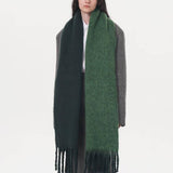 AUTUMN WINTER DOUBLE COLOR FAUX CASHMERE SCARF_CWASC0329