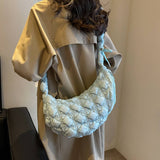LARGE L SIZE DUMPLING CLOUD SHOULDER BAG_CUAB00478