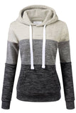 Women Color Matching Casual Hoodie_Cwohol409