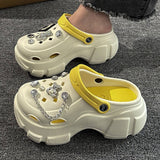 FASHION DIAMOND BEAR NEW HOLE SHOES SANDALS_CWSHS0814