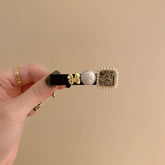 RETRO PEARL RHINESTONE DUCKBILL CLIP BANGS CLIP_CWAHA4024