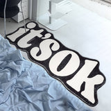 LONG THICK RUNNER RUG SIMPLE ACCENT FOR HOME DECOR_CWMM7404