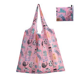 PRINTED LARGE CAPACITY FOLDING SHOPPING BAG_CWAB3474