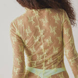 SEMI SHEER MESH LACE TOP BOTTOMING SHIRT_CWTBLL2660