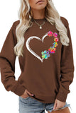 Valentine Day Rainbow Print Pullover_Cwtstl0985