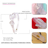 SWEET RHINESTONE FLOWER HEADBAND WIDE BRIMHEADBAND_CWAHA4389