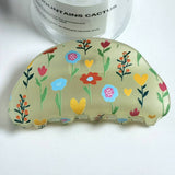 Cwaha1316_Frosted Flower Series Hair Claw Clip