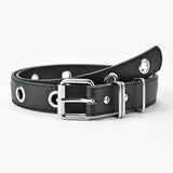 Versatile Casual Black Chain-Decorated Belt_Cwabe0573