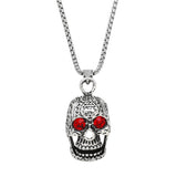RETRO HIP HOP SKULL PENDANT NECKLACE_CWAJE0972