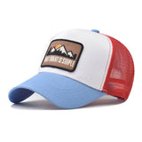 NEW MOUNTAIN PEAK MESH EMBROIDERED TRUCKER HATS_CWAH1358