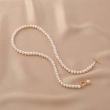 Simple And Natural Freshwater Pearl Necklace