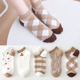 Women'S Preppy Style Cotton Breathable Socks_Cwms2035