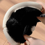 Women Coal Ball Home Shoes Plush Warm Slippers