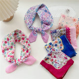 COTTON LINEN SQUARE SCARF BREATHABLE NECK WRAP_CWMS0673