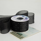 SILVER DOT HOT DIAMOND RIBBON BOW DIY RIBBON_CWMM5773