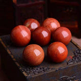 RED JASPER CRYSTAL BALL SEVEN STAR SET_CWMM8127