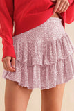 Womens Sequin Cake Short Skirt