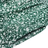 Square Neck Long Sleeve Floral Jumpsuit