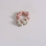 ELEGANT PEARL SCRUNCHIE SIMPLE CUTE NEW HAIR TIE_CWAHA6767