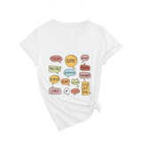 Women Teaching Teev Neck Teacher Shirt_Cwttsl0478