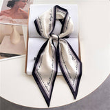 FASHIONABLE DOUBLE LAYER RIBBON ANGLED HEAD SCARF_CWASC1515