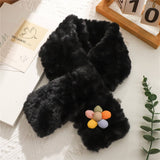 New Winter Colorful Flower Warm Scarf_Cwasc1252