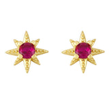 MINIMALIST STAR STUDDED DIAMOND EARRINGS_CWAJE1010