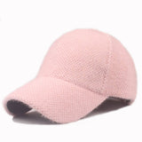 Winter Plush Baseball Cap Unisex Warm Street Style_Cwah1007