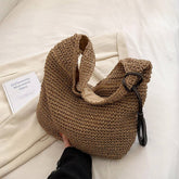 Fashionable And Simple Shoulder Woven Bag_Cwab2313