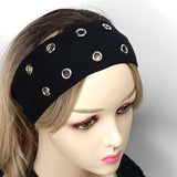 ROUND ELASTIC PUNK HEADBAND WITH EYELETS_CWAHA6315