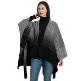 GRADIENT CARDIGAN WARM SHAWL CLOAK_CWASC0267