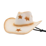 Unisex Western Star Spray Cowboy Sun Hat_Cwah04369