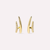 Zircon Clip On Ear Cuffs Simple Chic Design_Cwaje5013