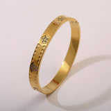 CLASSIC 18K GOLD ZIRCON BRACELET VINTAGE STYLE_CWAJE4600