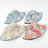 Cwah1507_Floral Design Reversible Cotton Bucket Hat