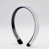 MONOCHROME RHINESTONE DECOR HAIR HOOP_CWAHA0357