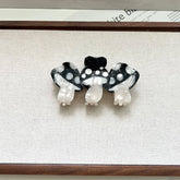 NEW MUSHROOM BOW ACETATE HAIR CLIP FOR CUTE STYLE_CWAHA5722
