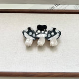 NEW MUSHROOM BOW ACETATE HAIR CLIP FOR CUTE STYLE_CWAHA5722