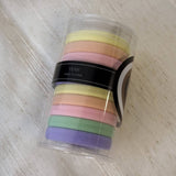Knit Bow Scrunchie Coffee Lazy Hair Tie_Cwaha07919