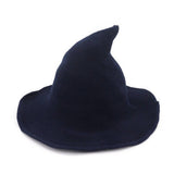 Cwah1676_Regular Foldable Knitted Halloween Witch Hat
