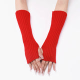 Long Knitted Warm Fingerless Gloves_Cwag0096