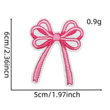 NEW PINK BOW SERIES EMBROIDERED PATCHES_CWMM4019