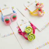 CANDY COLOR CUTE BOW CHILDRENS HAIR TIES_CWAHA1118