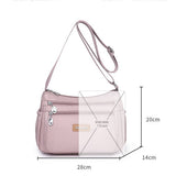 MULTI COMPARTMENT NYLON SHOULDER AND CROSSBODY BAG_CWASC1759