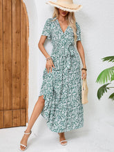 V-Neck Sleeveless Halter Print Boho Long Dress_Cwdmd4505