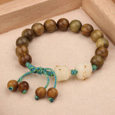 Womens Green Sandalwood Bodhi Bracelet